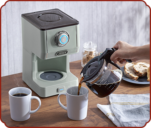 レトロなアロマドリップコーヒーメーカー